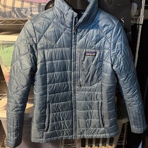 Patagonia Women's Sky Blue Puffer Jacket